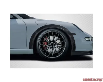 2005-2011 Porsche 997 Carrera Carbon Creations GT3 Look Front Fender Flares - 4 Pieces - 117036