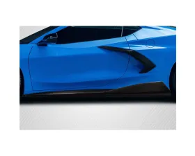 2020-2024 Chevrolet Corvette C8 Carbon Creations GMX Side Skirt Rocker Panels - 2 Pieces