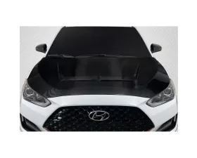2019-2021 Hyundai Veloster Carbon Creations J Speed Hood - 1 Piece