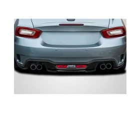 2017-2020 Fiat 124 Spider Carbon Creations Speed Rear Lip Spoiler Splitters - 3 Pieces