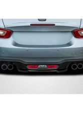 2017-2020 Fiat 124 Spider Carbon Creations Speed Rear Lip Spoiler Splitters - 3 Pieces                                     - 117068 - Image 2