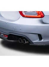 2017-2020 Fiat 124 Spider Carbon Creations Speed Rear Lip Spoiler Splitters - 3 Pieces                                     - 117068 - Image 2