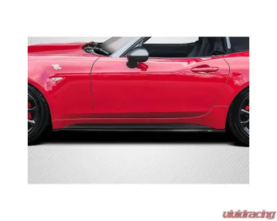 2017-2020 Fiat 124 Spider Carbon Creations Speed Side Skirt Rocker Panel Splitters - 2 Pieces - 117072