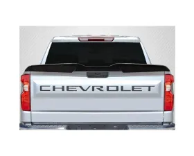2019-2023 Chevrolet Silverado Carbon Creations Tornado Rear Tailgate Wing Spoiler - 3 Pieces