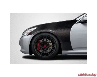 2007-2015 Infiniti G25 | G35| G37 | Q40 Carbon Creations OEM Look Front Fenders - 2 Pieces - 117305