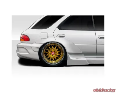 1993-2001 Subaru Impreza Duraflex RBS Rear Fender Flares - 6 Piece (+50mm Added Clearance) - 117341