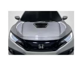 2017-2021 Honda Civic Type R Carbon Creations OEM Look Hood Scoop - 1 Piece