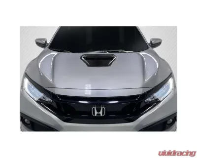 2017-2021 Honda Civic Type R Carbon Creations OEM Look Hood Scoop - 1 Piece - 117378