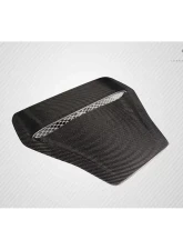 2017-2021 Honda Civic Type R Carbon Creations OEM Look Hood Scoop - 1 Piece                                     - 117378 - Image 3