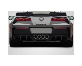 2014-2019 Chevrolet Corvette C7 Carbon Creations Exe Rear Diffuser - 2 Pieces
