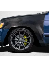 2005-2010 Jeep Grand Cherokee Carbon Creations OEM Look Front Fenders - 2 Pieces                                     - 117471 - Image 7