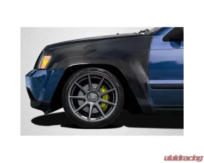 2005-2010 Jeep Grand Cherokee Carbon Creations OEM Look Front Fenders - 2 Pieces - 117471