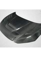 2016-2021 Honda Civic Carbon Creations Time Attack Hood - 1 Piece                                     - 117490 - Image 3