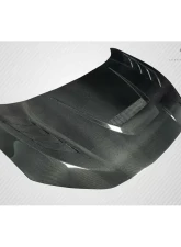 2016-2021 Honda Civic Carbon Creations Time Attack Hood - 1 Piece                                     - 117490 - Image 4