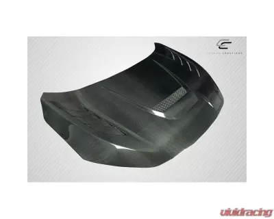 2016-2021 Honda Civic Carbon Creations Time Attack Hood - 1 Piece - 117490