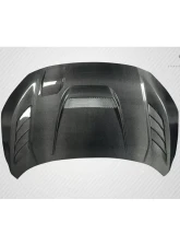 2016-2021 Honda Civic Carbon Creations Time Attack Hood - 1 Piece                                     - 117490 - Image 5
