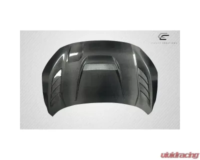2016-2021 Honda Civic Carbon Creations Time Attack Hood - 1 Piece - 117490