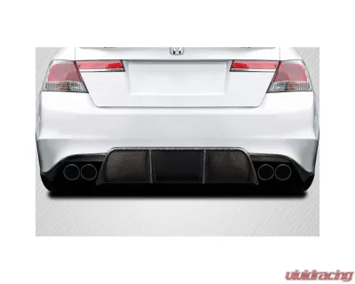 2008-2012 Honda Accord 4DR Carbon Creations Ergo Rear Diffuser - 3 Pieces - 117545