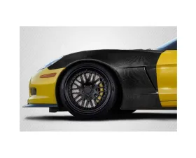 2005-2013 Chevrolet Corvette Carbon Creations Z06 Look Front Fenders - 2 Pieces