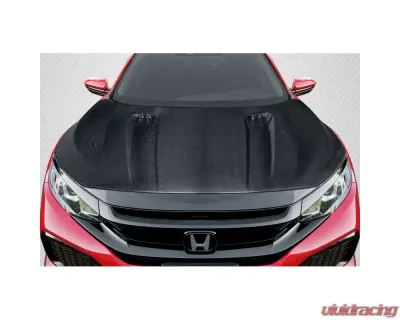 2016-2021 Honda Civic Carbon Creations Broman Hood - 1 Piece - 117593