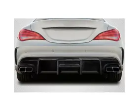2014-2016 Mercedes CLA Class Carbon Creations Zex Rear Diffuser - 1 Piece