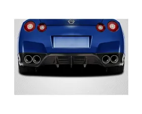 2009-2011 Nissan GT-R R35 Carbon Creations Malve Rear Diffuser - 1 Piece