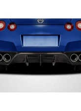 2009-2011 Nissan GT-R R35 Carbon Creations Malve Rear Diffuser - 1 Piece                                     - 117779 - Image 4