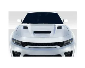 2015-2023 Dodge Charger Duraflex Hellcat Redeye Look Hood - 2 Pieces