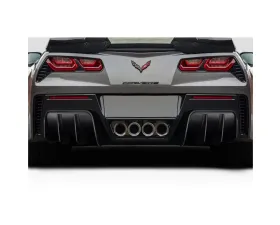 2014-2019 Chevrolet Corvette C7 Duraflex GTR Rear Diffuser - 2 Pieces