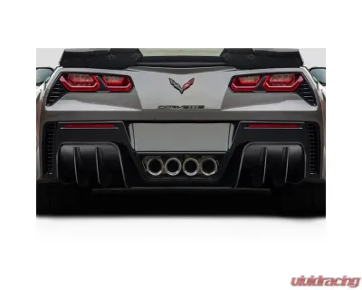 2014-2019 Chevrolet Corvette C7 Duraflex GTR Rear Diffuser - 2 Pieces - 117804