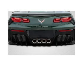 2014-2019 Chevrolet Corvette C7 Carbon Creations GTR Rear Diffuser - 2 Pieces