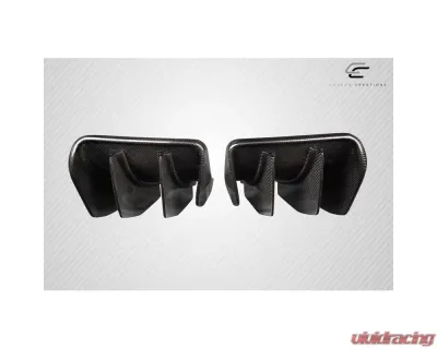2014-2019 Chevrolet Corvette C7 Carbon Creations GTR Rear Diffuser - 2 Pieces - 117805