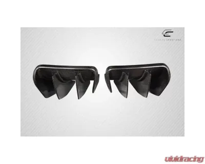 2014-2019 Chevrolet Corvette C7 Carbon Creations GTR Rear Diffuser - 2 Pieces - 117805