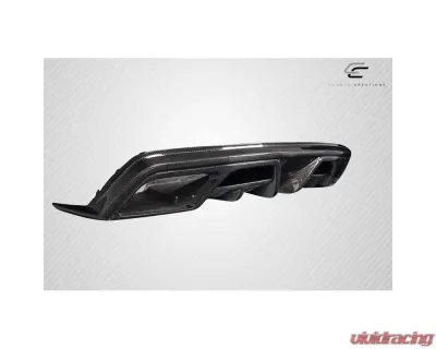 2014-2016 Mercedes CLA Class Carbon Creations Burnout Rear Diffuser - 1 Piece - 117817