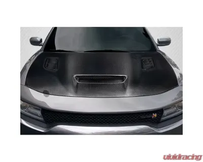 2015-2023 Dodge Charger Carbon Creations Hellcat Redeye Look Hood - 2 Pieces - 117821