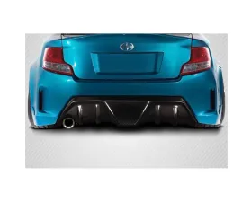 2014-2016 Scion tC Carbon Creations Boss Rear Diffuser - 1 Piece