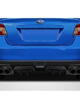 2015-2021 Subaru WRX STI Carbon Creations Empire Rear Diffuser - 1 Piece                                     - 117941 - Image 4