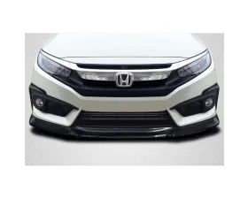 2016-2018 Honda Civic 2DR 4DR Carbon Creations Yoka Front Lip Spoiler Air Dam - 3 Pieces