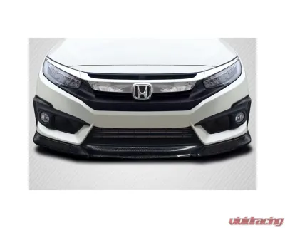 2016-2018 Honda Civic 2DR 4DR Carbon Creations Yoka Front Lip Spoiler Air Dam - 3 Pieces - 117945