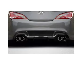 2010-2016 Hyundai Genesis Coupe Carbon Creations Twins Rear Diffuser - 1 Piece