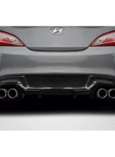 2010-2016 Hyundai Genesis Coupe Carbon Creations Twins Rear Diffuser - 1 Piece                                     - 117967 - Image 4