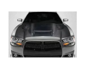 2011-2014 Dodge Charger Carbon Creations Hellcat Redeye Look hood - 1 Piece