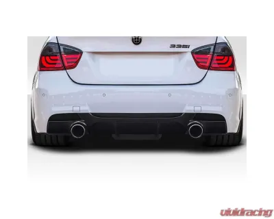 2006-2011 BMW 3 Series E90 E91 Duraflex M Performance Look Rear Diffuser For M Sport Rear Bumper - 1 Piece - 118026