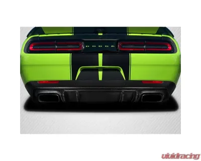 2015-2023 Dodge Challenger Carbon Creations Patriot Rear Diffuser - 1 Piece - 118041