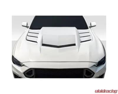 2018-2023 Ford Mustang Duraflex Interceptor Hood - 1 Piece - 118046