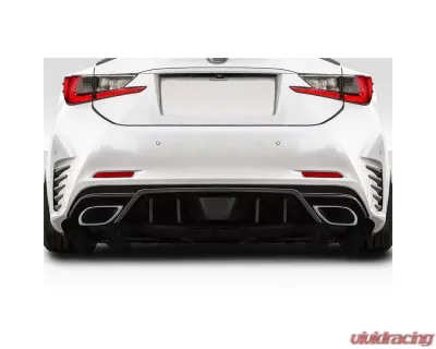 2015-2022 Lexus RC-F Duraflex Downforce Aero Rear Diffuser - 1 Piece - 118074