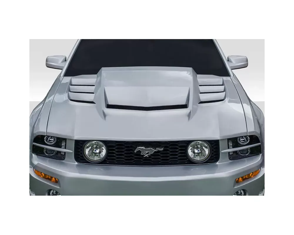 2005-2009 Ford Mustang Duraflex Interceptor Hood - 1 Piece - 118076