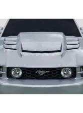 2005-2009 Ford Mustang Duraflex Interceptor Hood - 1 Piece                                     - 118076 - Image 5