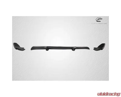 2014-2018 BMW X5 F15 Carbon Creations M Performance Aero Rear Diffuser - 3 Pieces - 118089