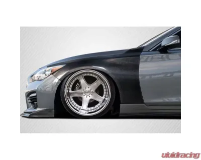 2014-2023 Infiniti Q50 Carbon Creations OEM Look Fenders - 2 Pieces - 118159